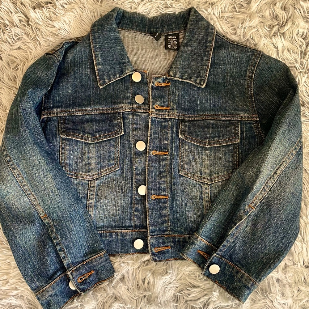 MIX IT Stretch Crop Jean Jacket